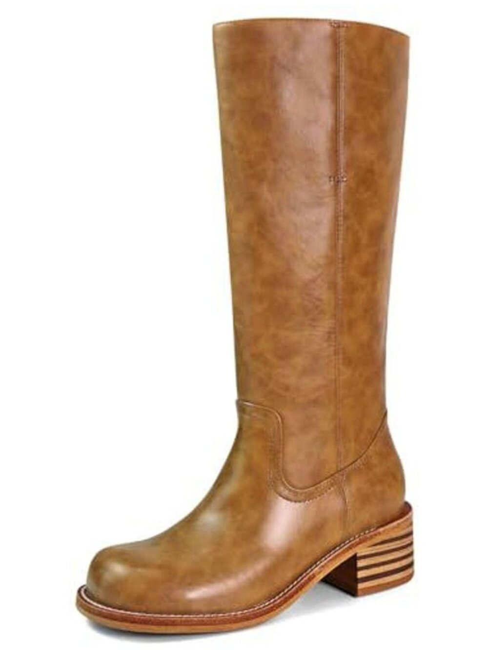 BVDB Wide Calf Mid Calf Boots Square Size 7 - 2485